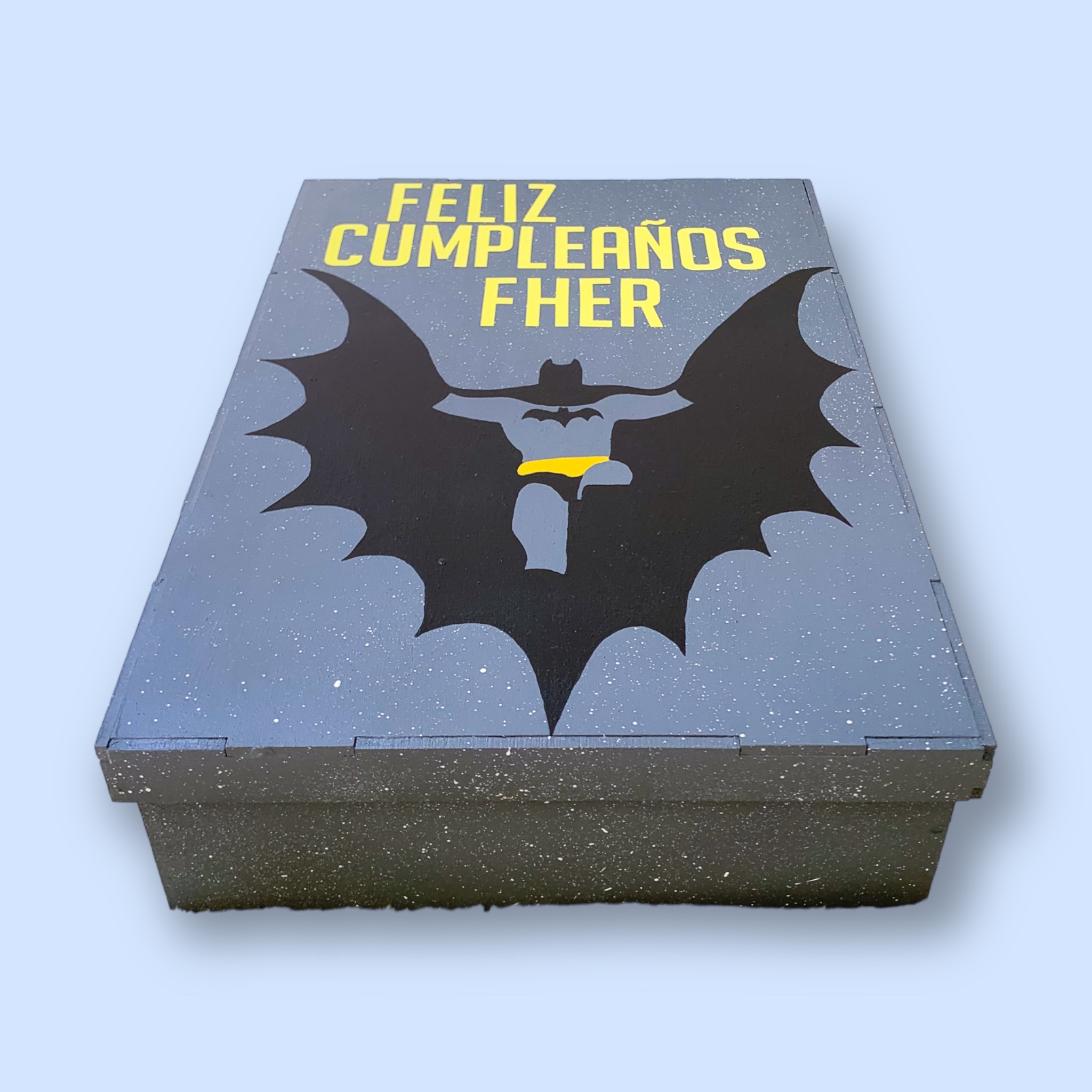 Caja personalizada de Batman con dulces y frase - Imagen 4