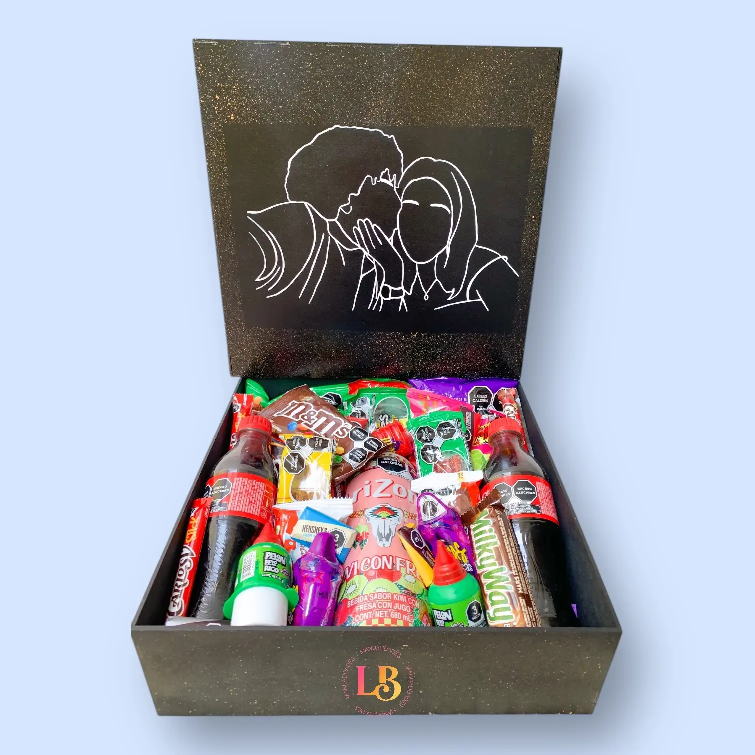 Caja con silueta