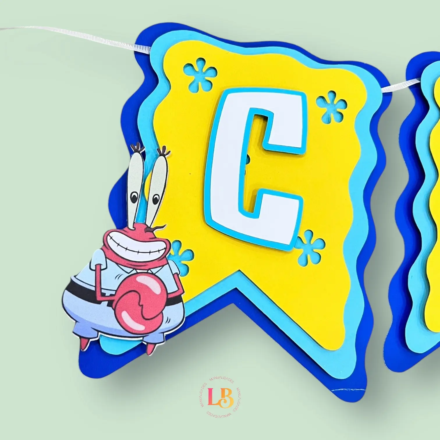 Banner cumpleaños de “Bob esponja” - Imagen 5