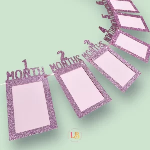 Banner de 12 meses para bebé