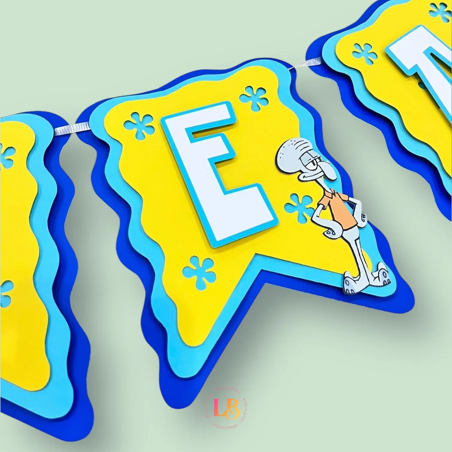 Banner cumpleaños de “Bob esponja” - Imagen 3
