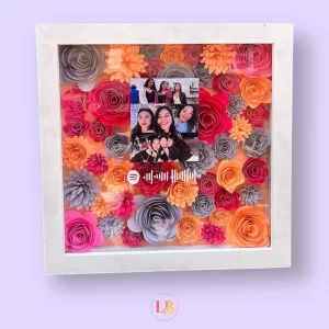 Shadow box “Jardin floral”