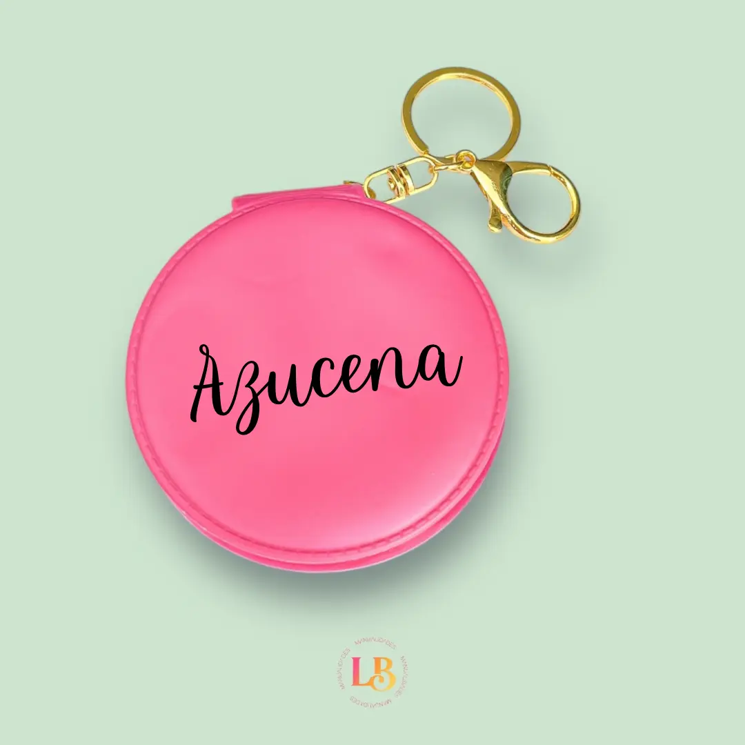 Llavero con espejo + nombre - Imagen 3